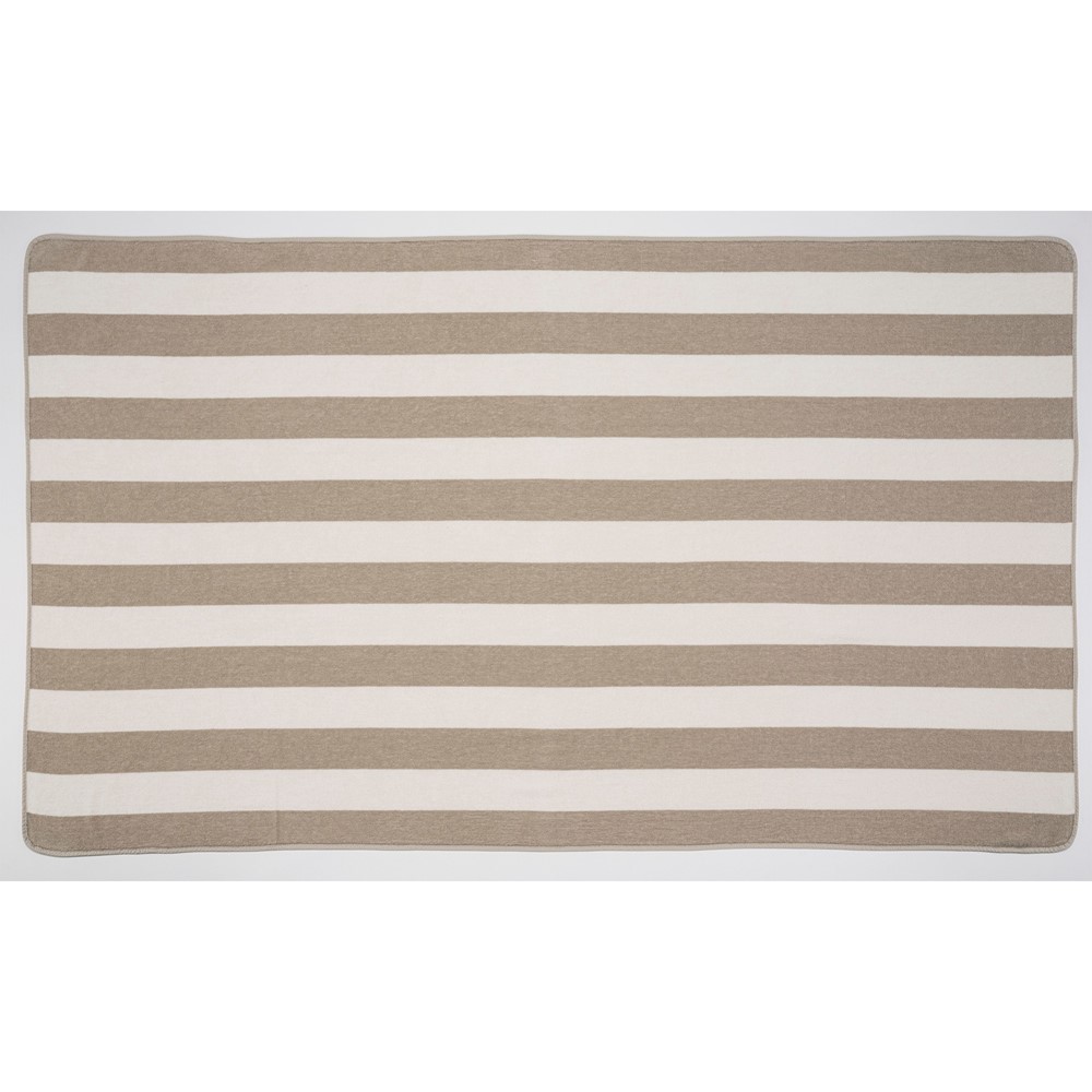 Prado Egyptian Cotton Beach Towels 770 by Designer Abyss & Habidecor in Linen